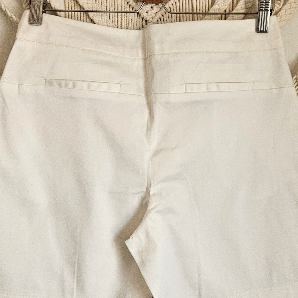 Peter Som White Tailored Chino Shorts Womens Size 6 - Picture 7 of 9